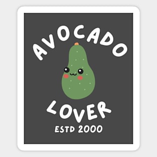 Avocado Lover Established 2000 Cute Magnet